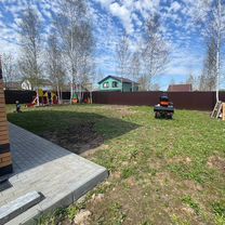 Вспашка земли минитрактором, фрезерование, Бронницы