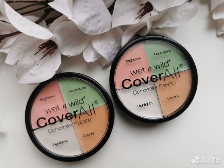 Wet n Wild корректор, хайлайтер, тени, тушь