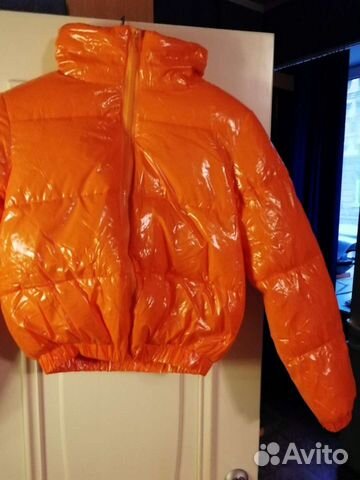 Лаковая супер трендовая новая куртка размер S