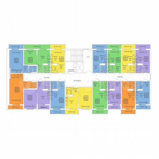 Квартира-студия, 19 м², 6/9 эт.