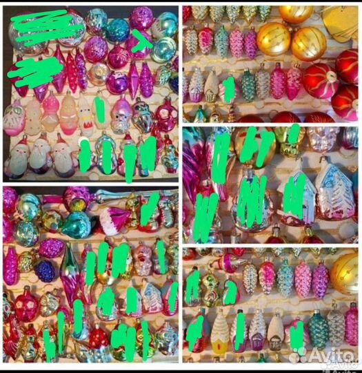 Елочные игрушки СССР