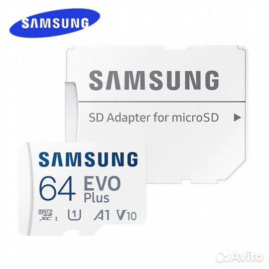Samsung Evo Plus Micro SD карта памяти 64 / 128 Gb