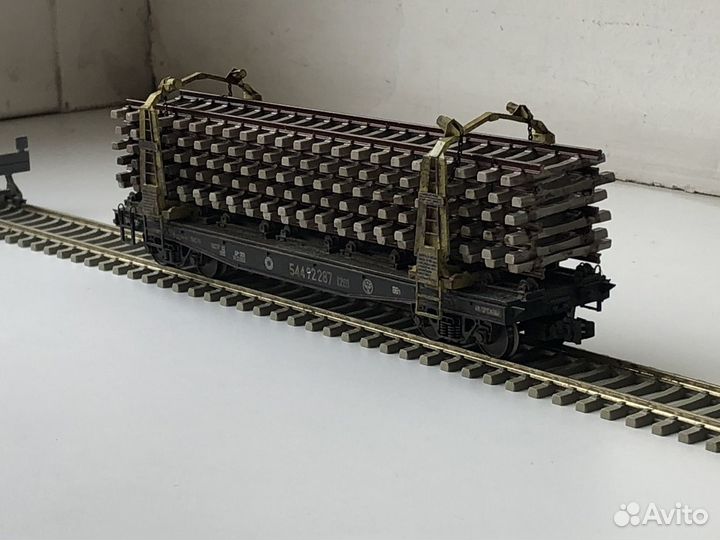 Платформа рельсовоз усо. Масштаб H0 1/87