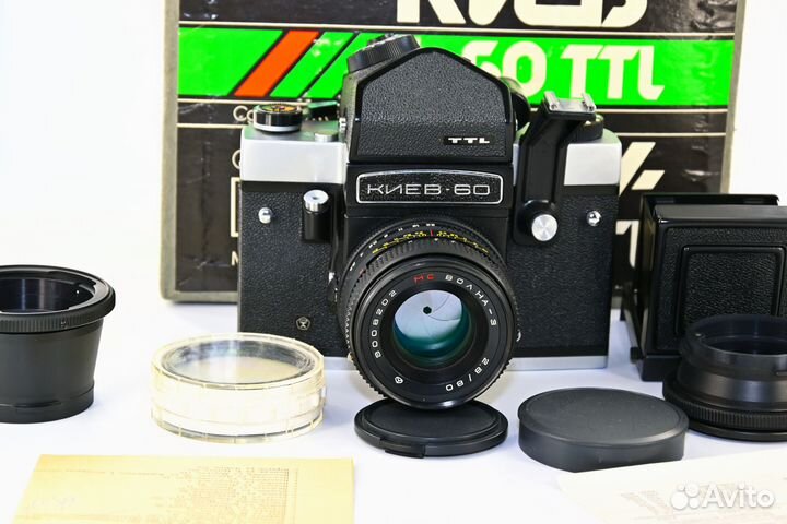 Киев-60 средний формат пленочный фотоаппарат СССР