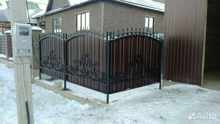 Кованый забор