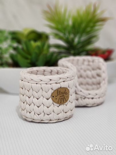 Набор корзин для ватных палочек и дисков