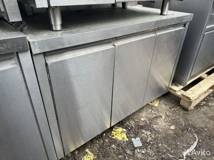 Стол тумба из нержавейки