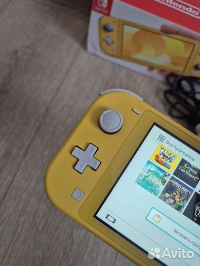 Nintendo switch lite прошитая 128гб