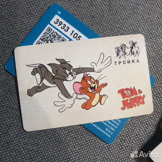 Карта Тройка Том и Джерри