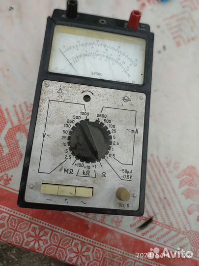Тестер мультиметр СССР Ц4360