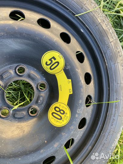 R17 Continental Temporary Use Only 125/80, PCD 5x108 DIA 55