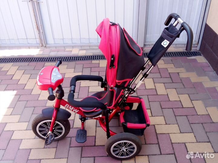 Велосипед коляска BMW