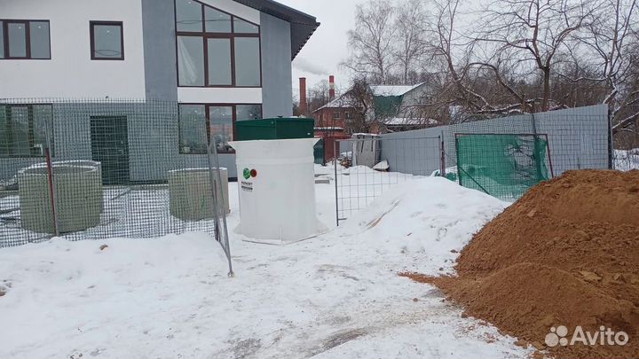 Септик с установкой за 1 день