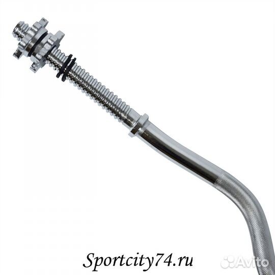 Гриф для штанги W-образный Cliff 25 мм 122 см