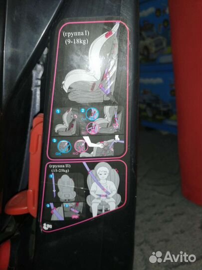 Детское автокресло 9 до 25 кг