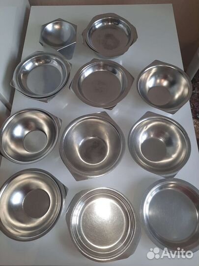 Тарелки из нержавейки СССР