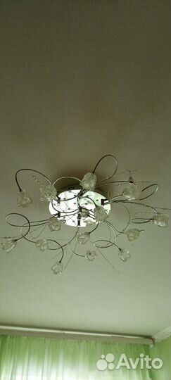 Люстра потолочная бу