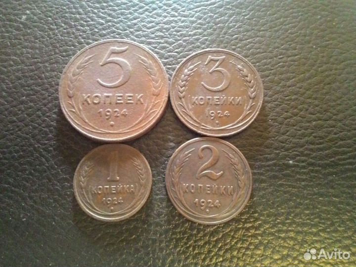 5,3,2,1 копейки 1924 год