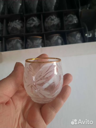 Набор хрусталь, стекло на 6 персон, СССР, лот 5