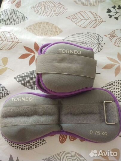 Утяжелители torneo 0.75кг