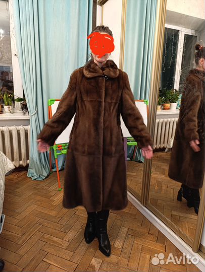 Шуба норковая 42 44 длинная