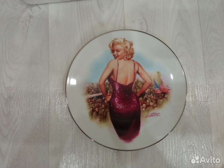 Коллекционная тарелка Merilyn Monroe Delphi новая