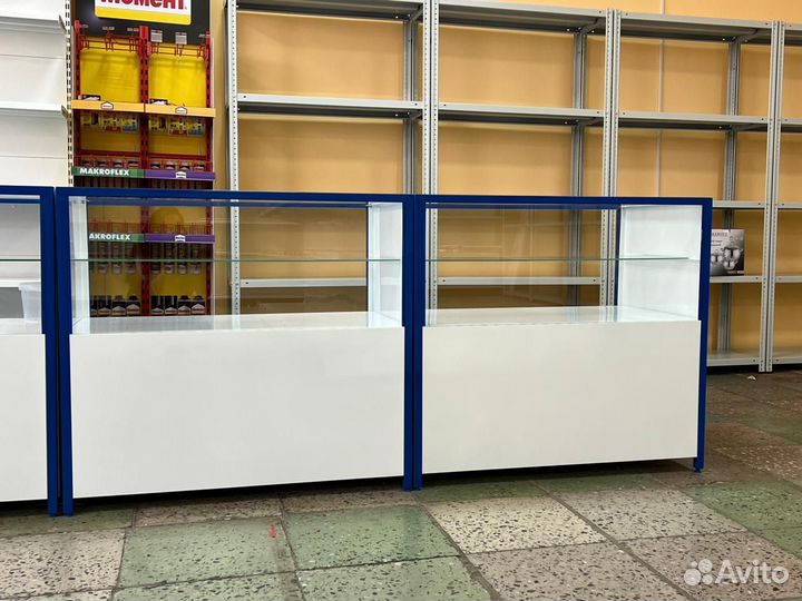 Торговые стеллажи витрины