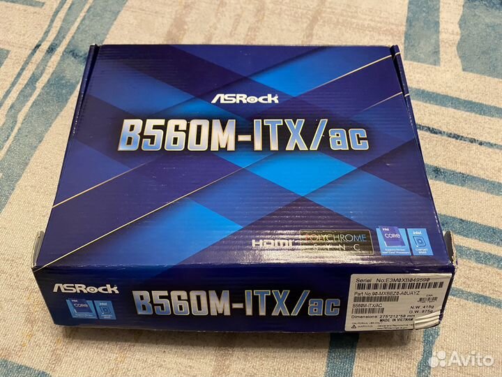 Материнская плата ASRock B560M-ITX/AC