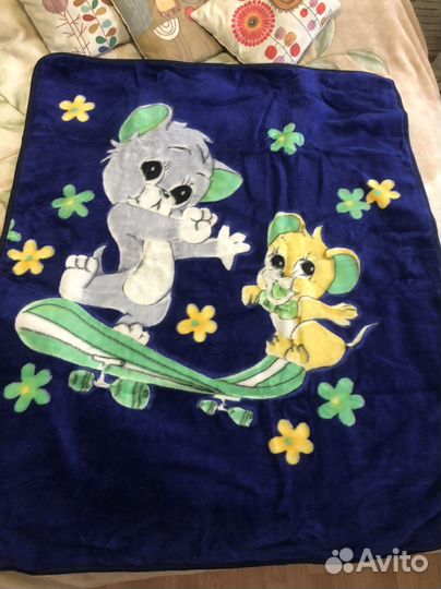 Плед детский новый в упаковке 110*140