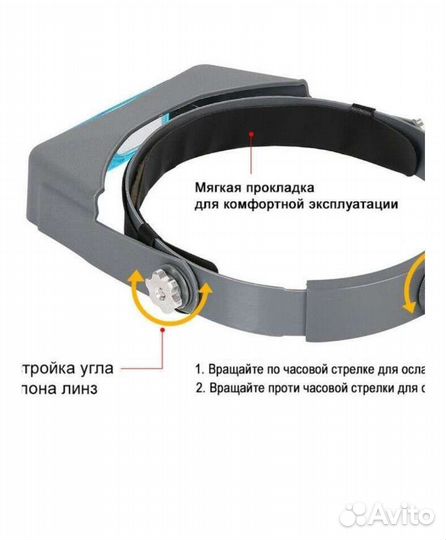 Бинокулярные очки из стекла