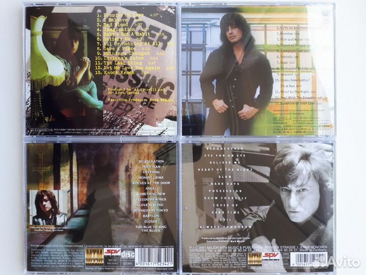 CD диски Glenn Hughes и Joe Lynn Turner