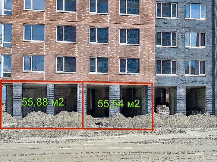 Свободного назначения, 54.54 м²