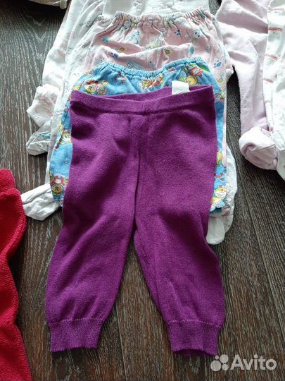 Вещи пакетом обувь (82 шт) на девочку 0-2 года