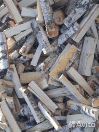 Дрова березовые колотые полусухие