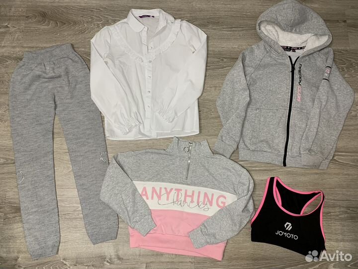 Вещи пакетом на девочку 134 140