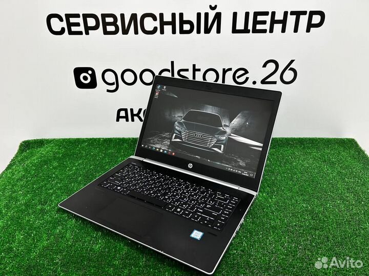 Ноутбук HP i7-8550U/SSD256/озу8gb/для учебы,работы