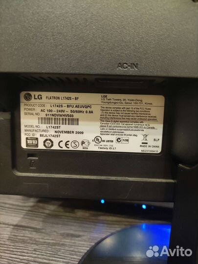 Монитор LGE L1742 ST