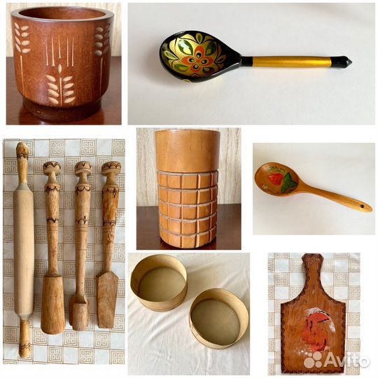 Посуда деревянная СССР