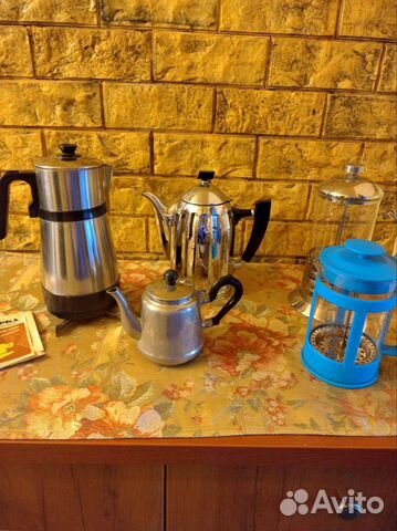 Кофеварка эл. СССР, новая. Кофейник новый. Чайник