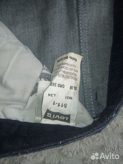 Джинсы мужские levis 511