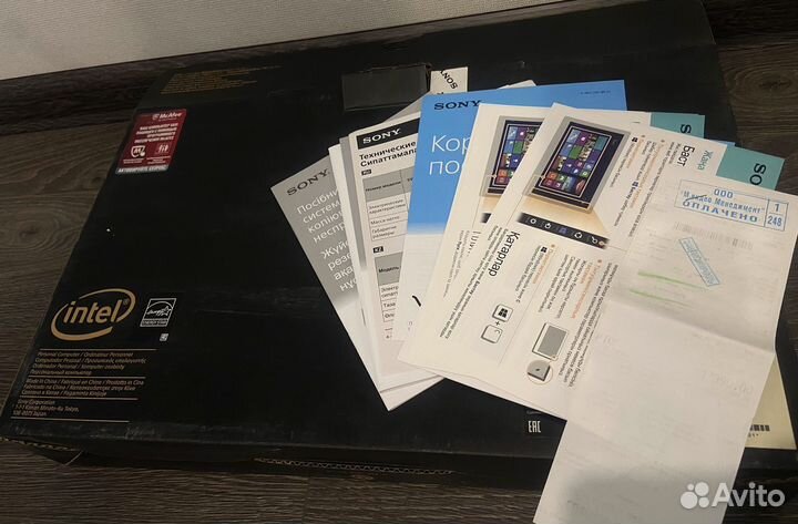 Ноутбук sony vaio