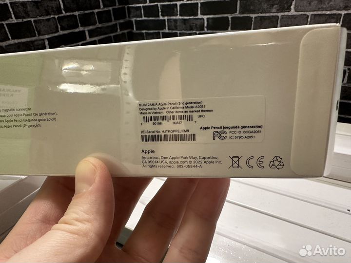 Стилус apple pencil 2 оригинал