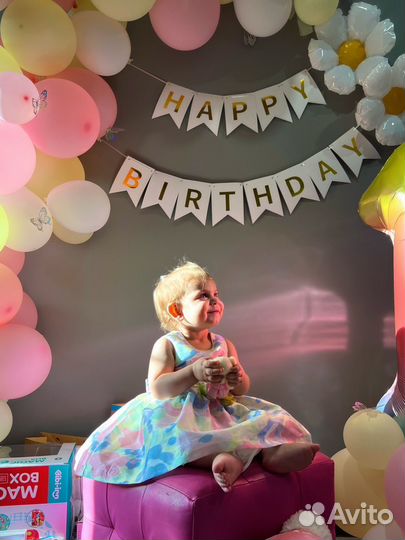 Платье на годик 80