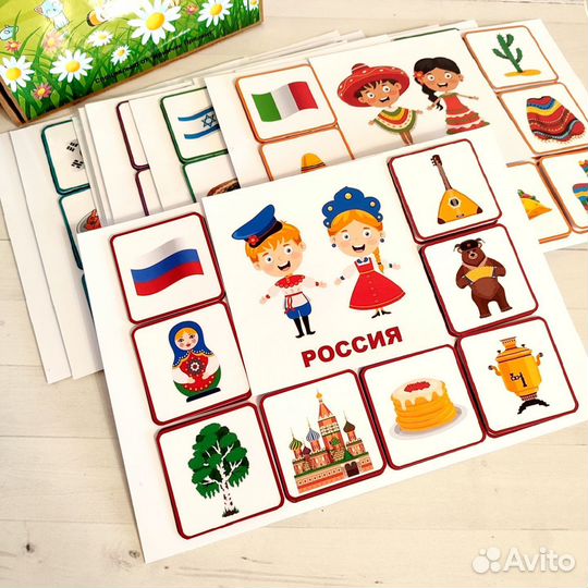 Игра настольная на липучках