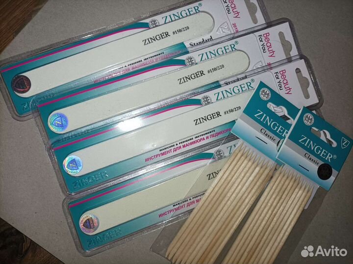 Кисти Кусачки ножницы лак zinger пилки для маникюр