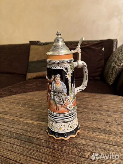 Пивная кружка с крышкой Германия