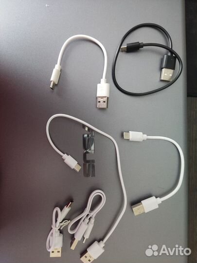 Провода Type-C, Micro USB, наушники