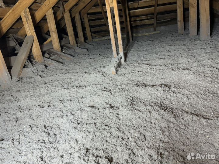 Утеплить крышу дома эковатой: быстро, надёжно