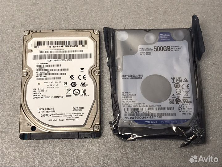 Жесткие диски 3.5/2.5