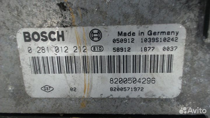 Блок управления двигателем Renault Laguna 2, 2005